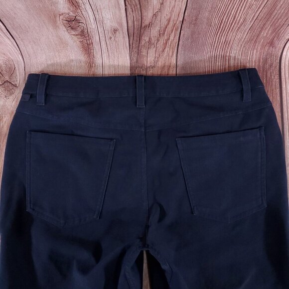 Lululemon Mens Size 33X29.25 ABC Pants Slim Utilitech Navy Blue M5ABOS - Picture 8 of 15